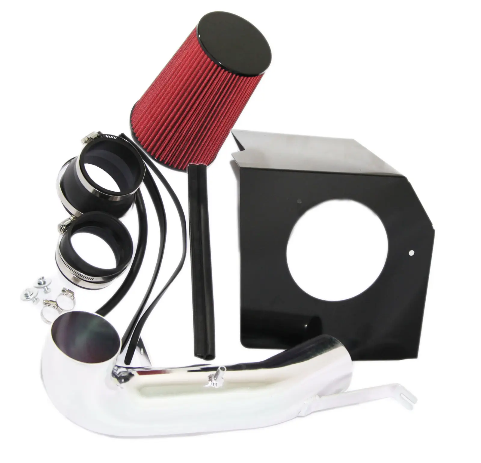 

For 07-08 Chevy Silverado Tahoe 4.8L 5.3L Cold Air Intake Kit And Heat Shield