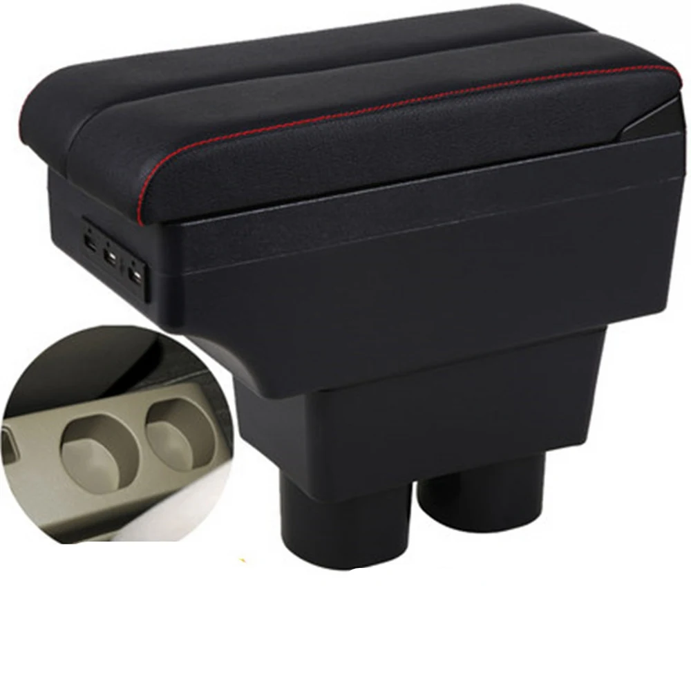 For Nissan Tiida Bluebird armrest box central content box Elbow Rest Arm Armrests Storage with USB interface