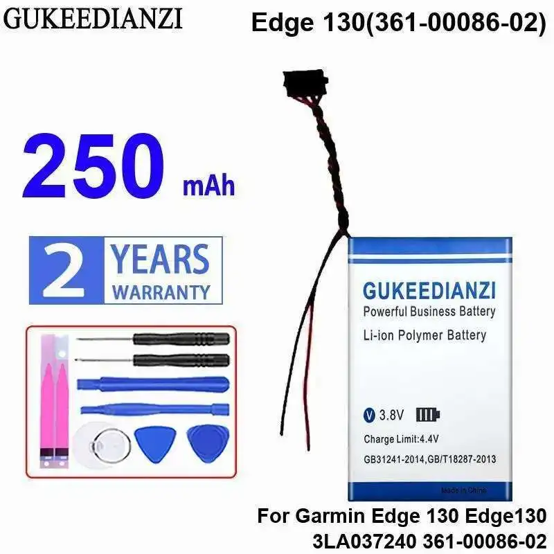 

High Performance For Garmin Edge 130 Edge130 3LA037240 361-00086-02 250Mah Watch Battery