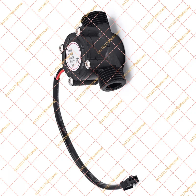 G1/2 4-Pin Hall Flowmeter (YF-S201), Water Flow Sensor Replacement Accessory for Water Heater & Dispenser