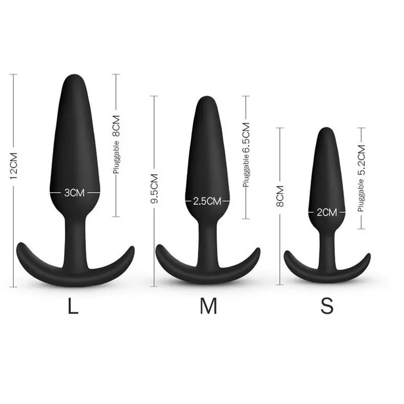 Silicone Plug Anal Butt Plug Analplug Dilator Dildo Prosate Massager Adult Games Sexy Toys for Men Women Couples Female Sex Shop