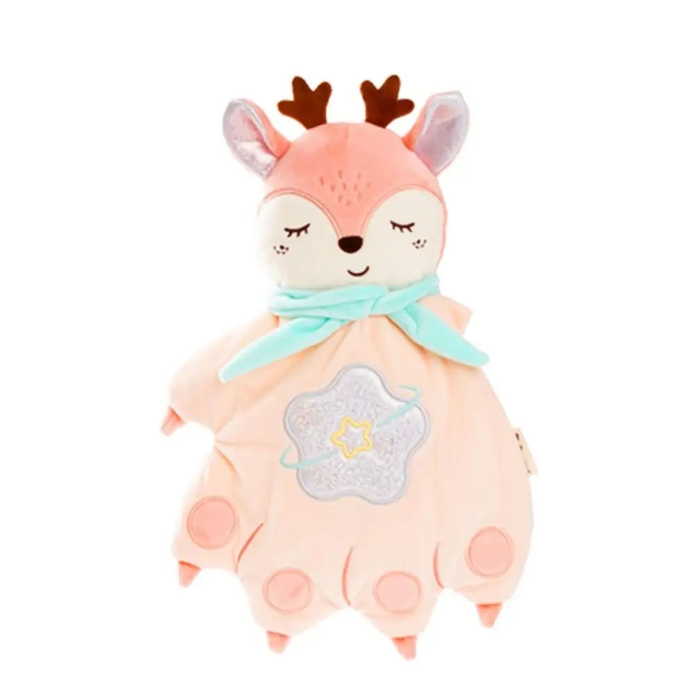 PP Cotton Palm Shape Soothing Pillow Fluffy Soft Animals Puppet Plush Toys Collection Comfortable Adorable Stuffed Hand Puppets