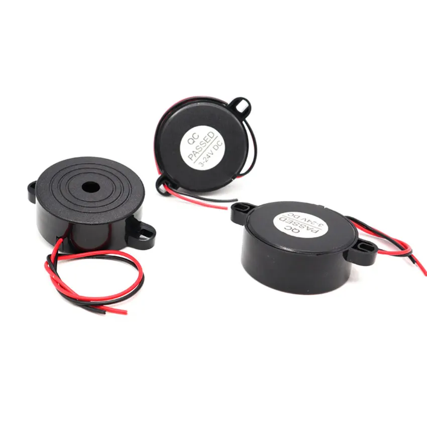 2PCS 4216 42*16MM Active Buzzer Alarm 3-24V Electromagnetic Universal Buzzer Speaker Anti-theft Device 3-24V