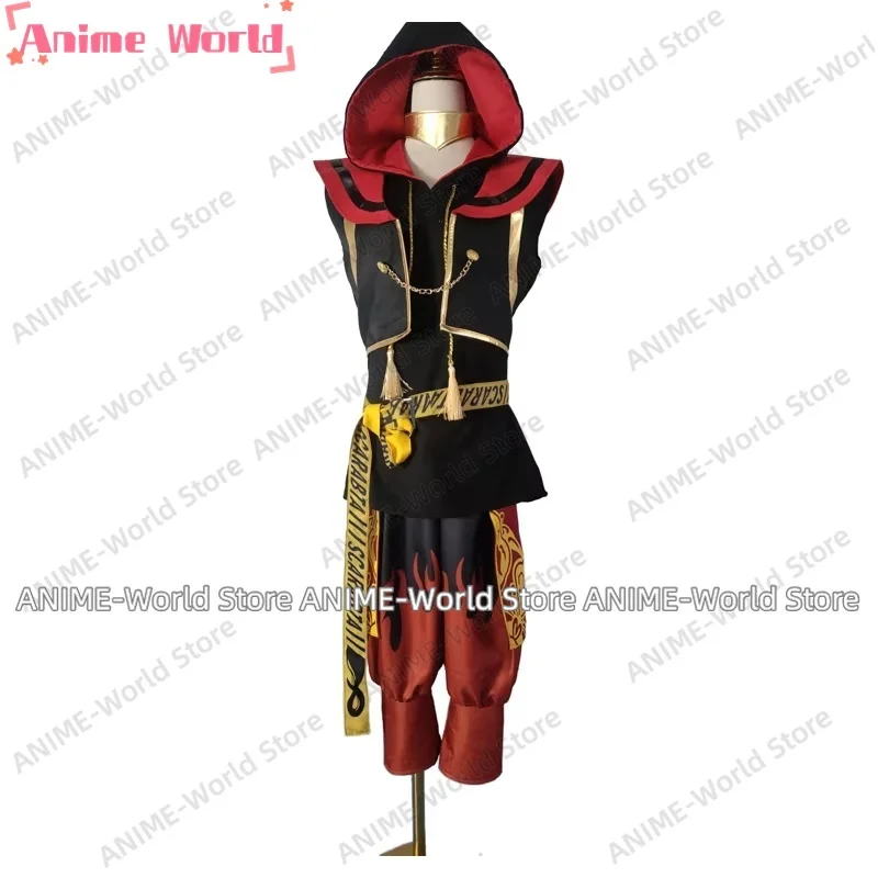 

《Custom Size》Game Wonderland kalim jamil Cosplay Costume Halloween Uniform Carnival