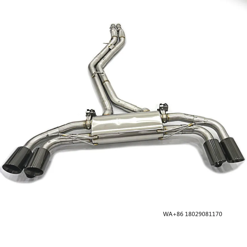 

Высокопроизводительная выхлопная система OEM Catback из нержавеющей стали 304 с клапанной системой Valvetronic для SQ5 3.0T 8R/FT 2016-2024 годов, установка на месте