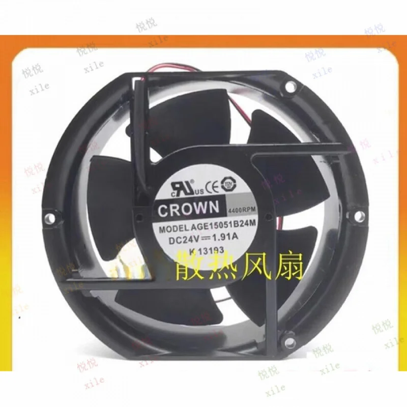 

L L ДЛЯ КОРОНА AGE15051B24M DC24V 17251 1,91A Шаровой охлаждающий вентилятор с высоким воздушным потоком