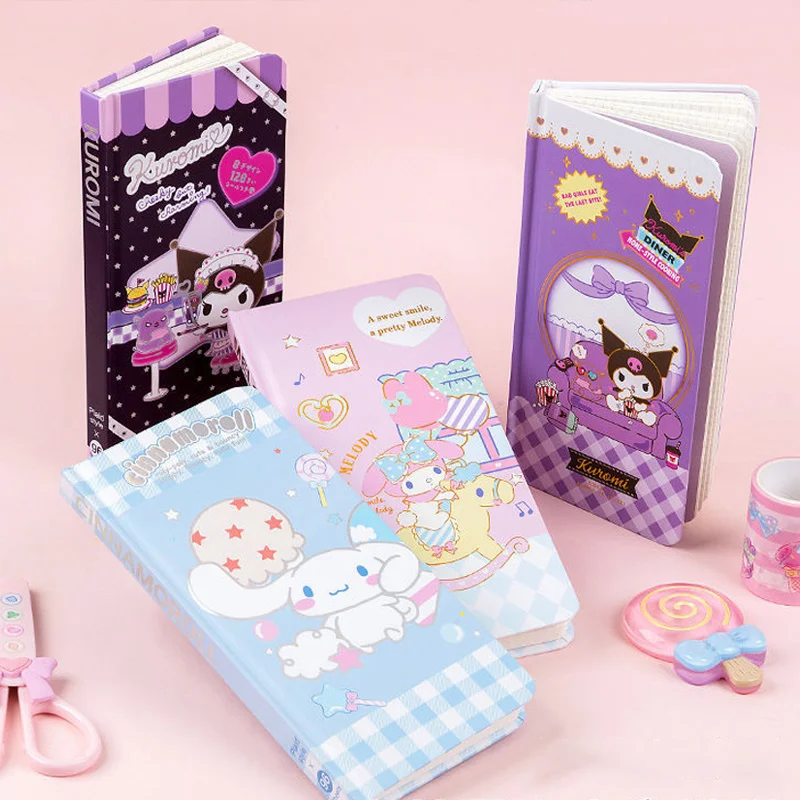 Sanrio Weekly Agenda Planner Kawaii Melody Daily Notebook Students Stationery Notebooks Back To School Girl Journal Notepad Gift