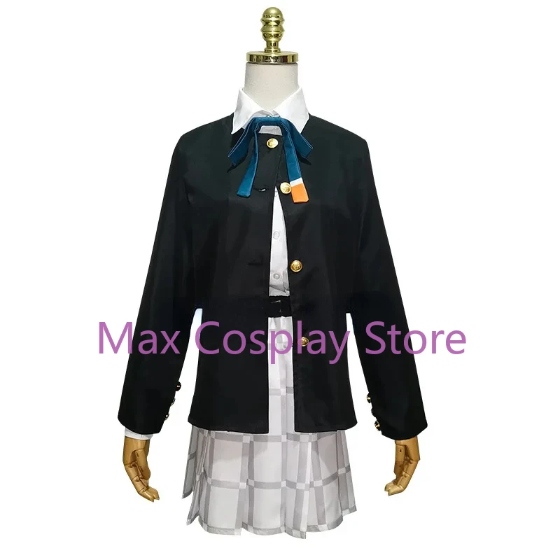 Max Anime Nijigasaki High School Idol Club Emma Verde Ema Verude Cosplay Costume Wig JK Uniform Hallowen Suit LL