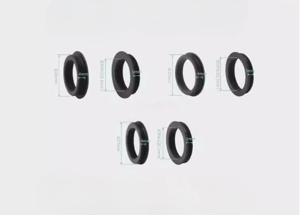 

M25 M26 M27 RMS Thread Objective Adapter Rings for Microscope Objective Multiple Size Converter