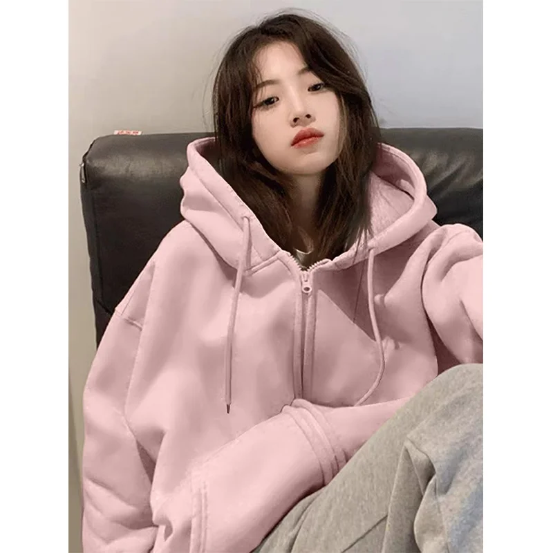 Hooded Graphic Hoodies Woman Winter Clothes Multiple Colour Pure White Chinese Floral Sweet Travel Fall Lining Thermal Knitting