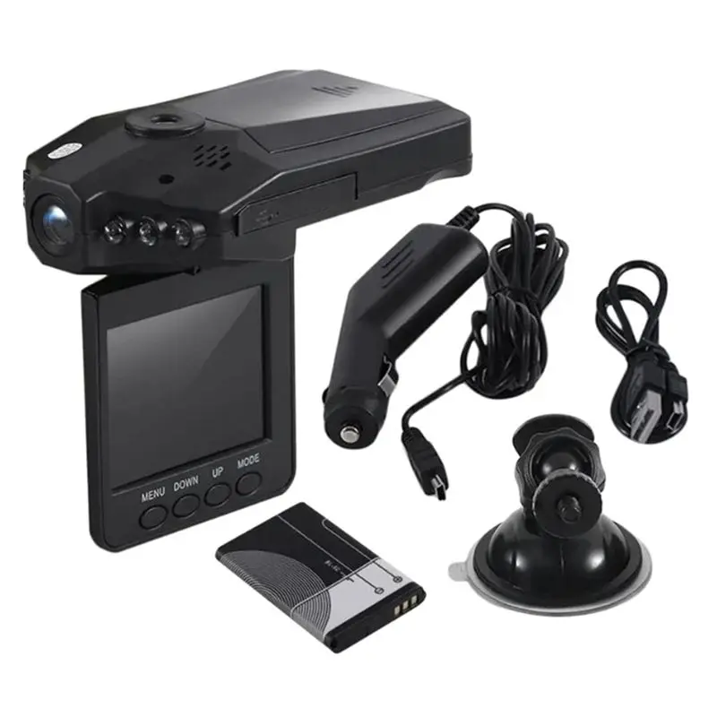 Superior-Universal 2.5 Inch Car LED DVR Road Dash Video Camera LCD Parking Recorder CMOS Senser High Speed Recording
