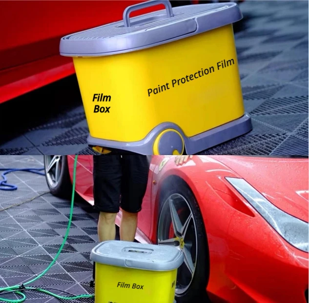Portable hot water constant-temperature heating film box for car film application  invisible car film application heating box