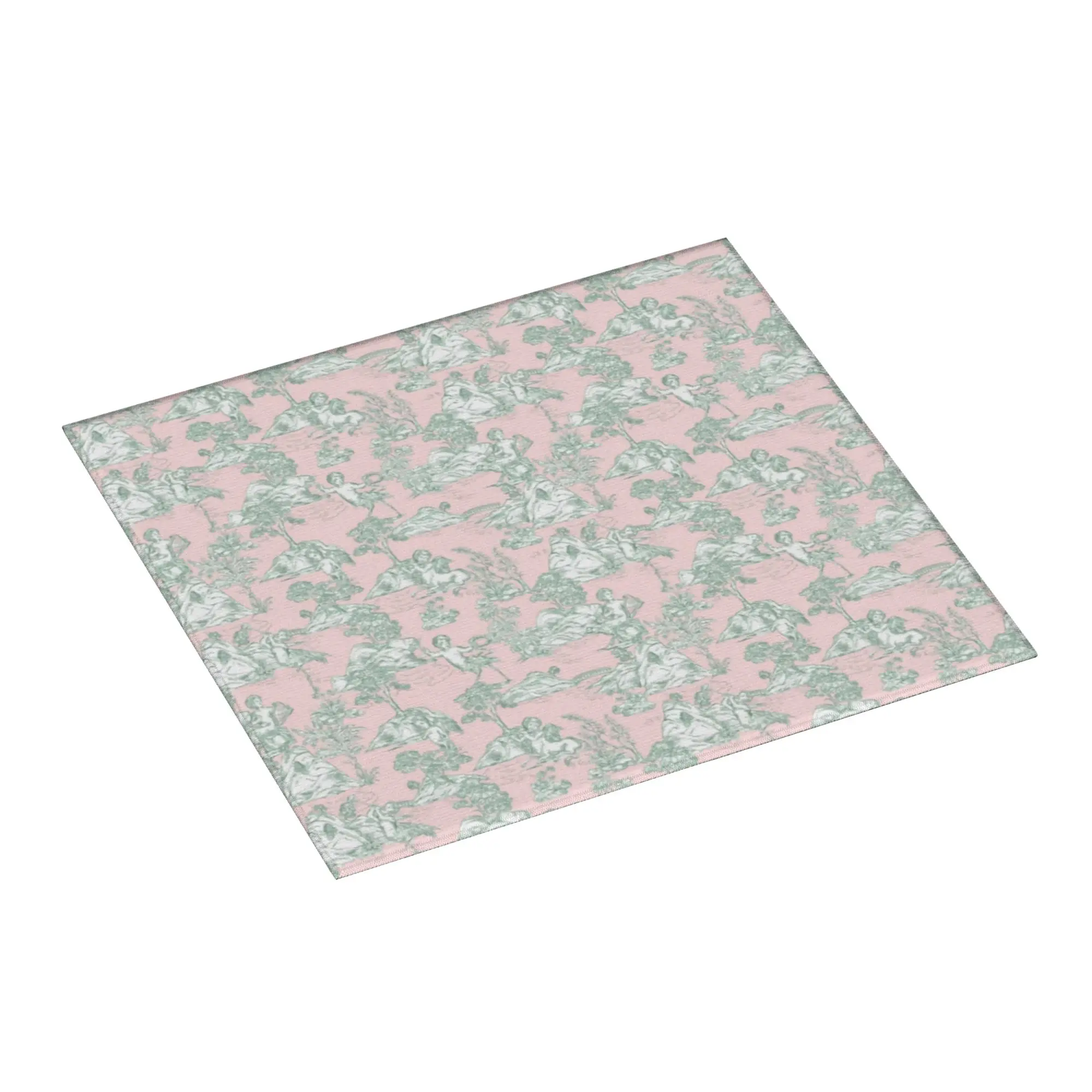 Drying Mat For Kitchen Toile De Jouy Water Absorbent Waterproof Reusable  On Slip Kitchen Counter Protector Mat