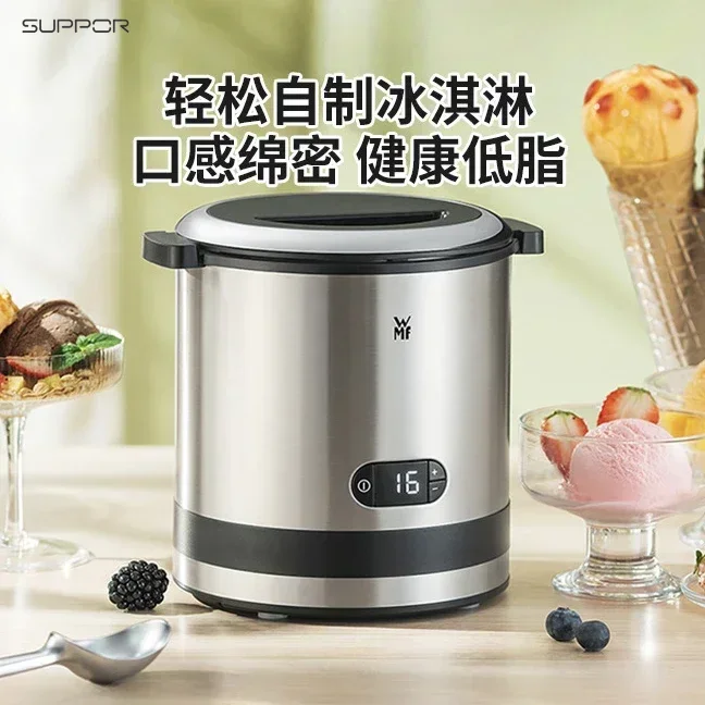 Household ice cream machine commercial small homemade mini fully automatic fruit ice cream machine yogurt cone machine