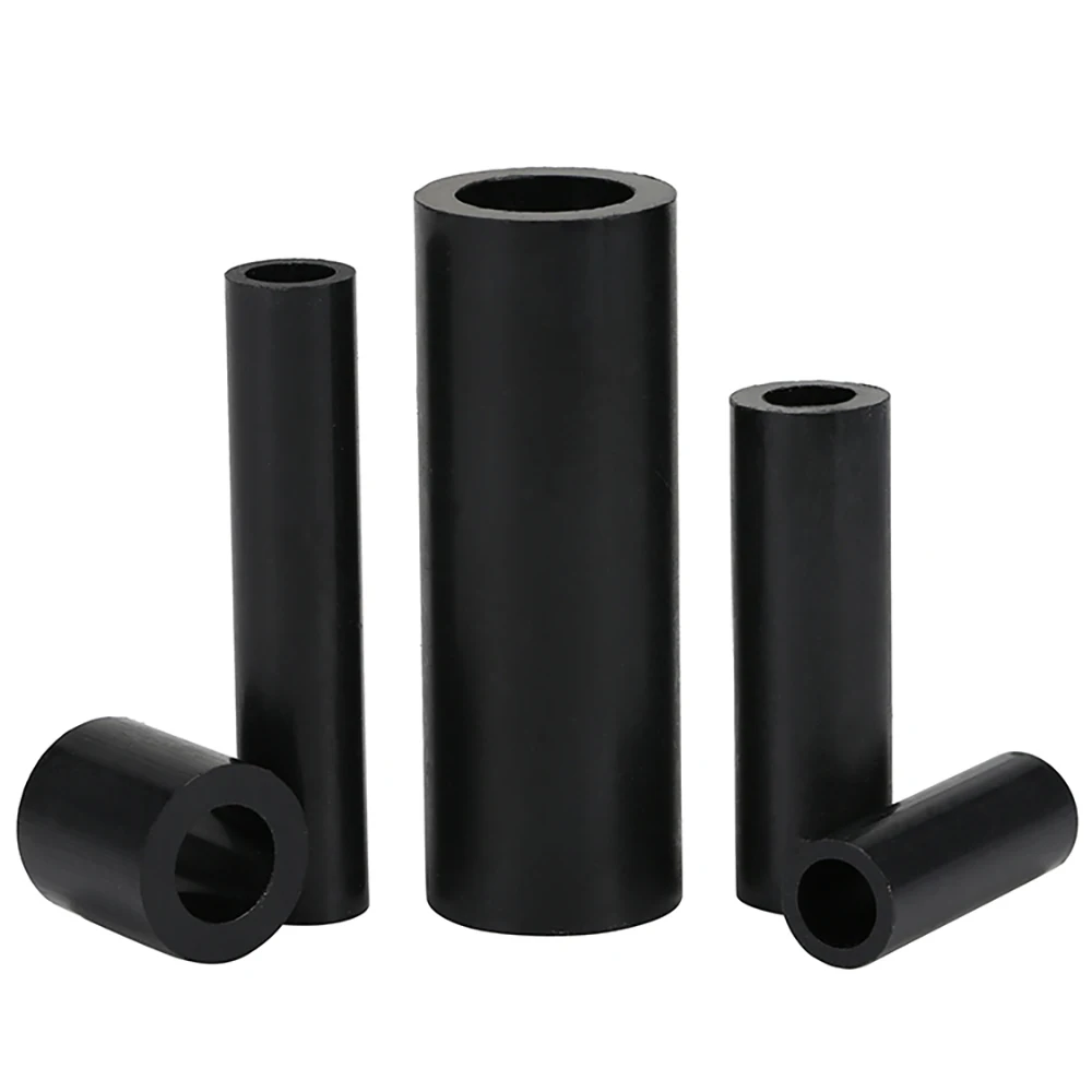 M11 M14 Black ABS Isolation Column Plastic Pad Column Through Column Nylon Spacer Round Hole Pillar Inner Diameter 6 8mm