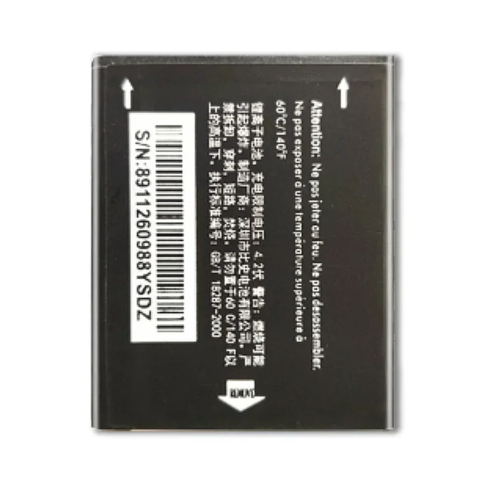 850mAh Battery For Phone Alcatel One Touch 768, OT710, OT888A, OT880A, CAB3120000C1, CAB23A0000C1 Fast Shipping