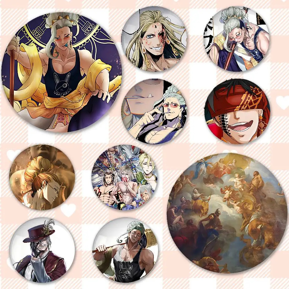 Anime Rekord Von Ragnarok Abzeichen Weißblech Soft Button Pin Brosche Metall Abzeichen Benutzerdefinierte Schmuck Zubehör Hut Tasche Revers