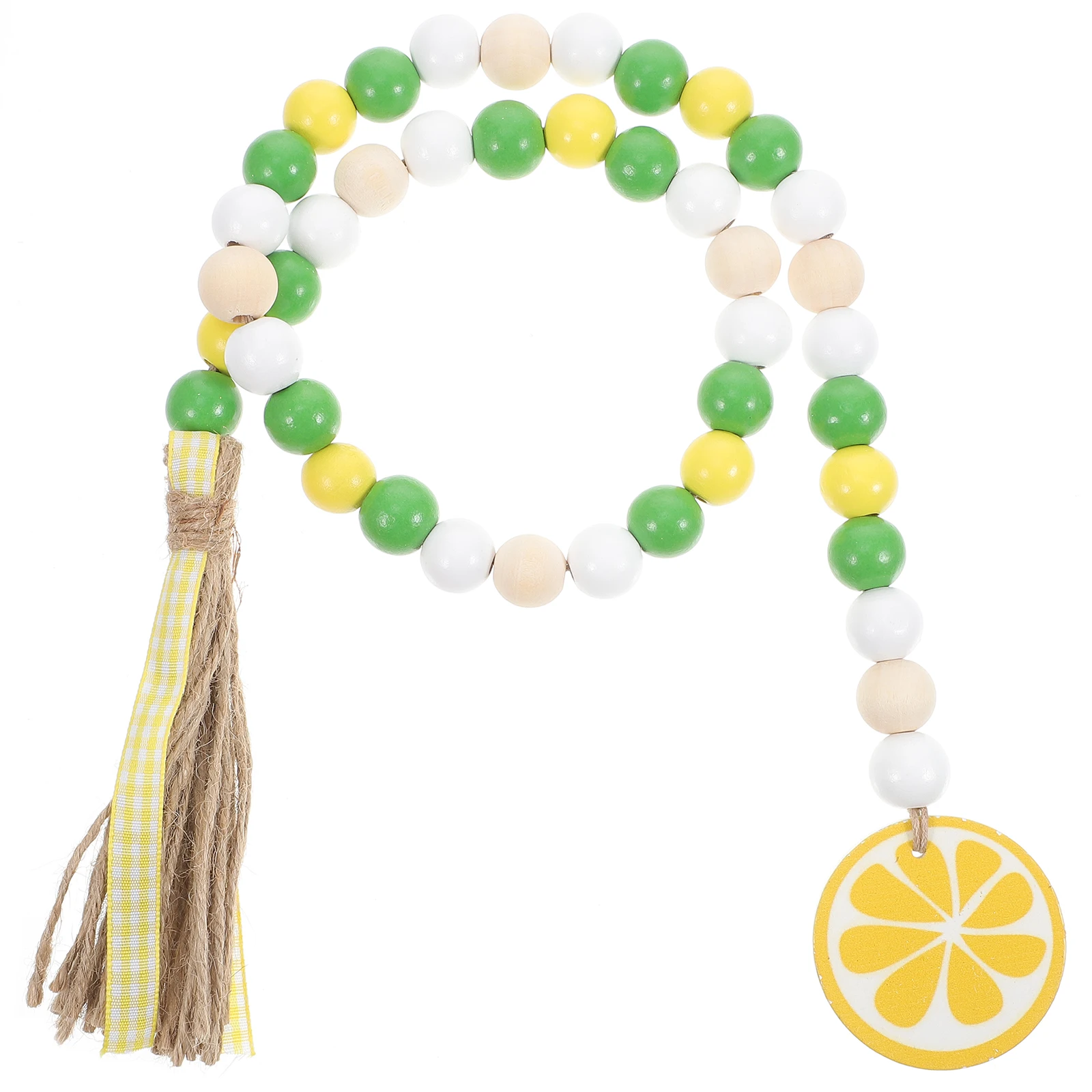 

3 Pcs Lemon Tassel Beads Decorative Chain Hanging Adornment Rope Pendant Banquet