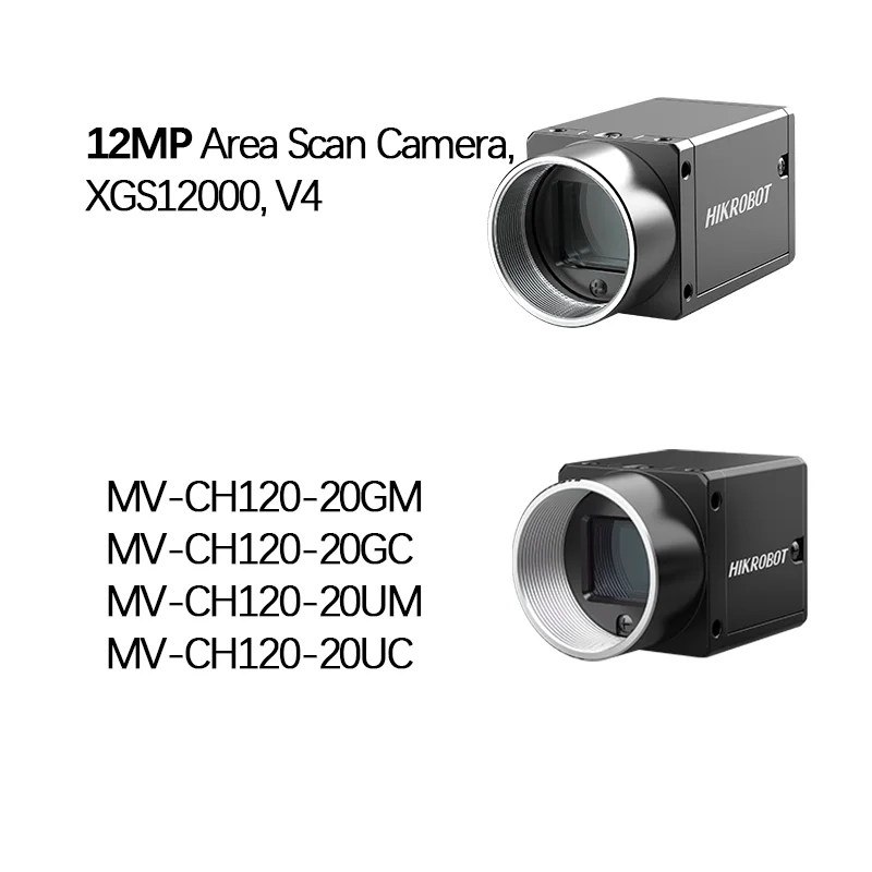 

Hikrobot MV-CH120-20GM，MV-CH120-20GC,MV-CH120-20UM,MV-CH120-20UC,Industrial Camera