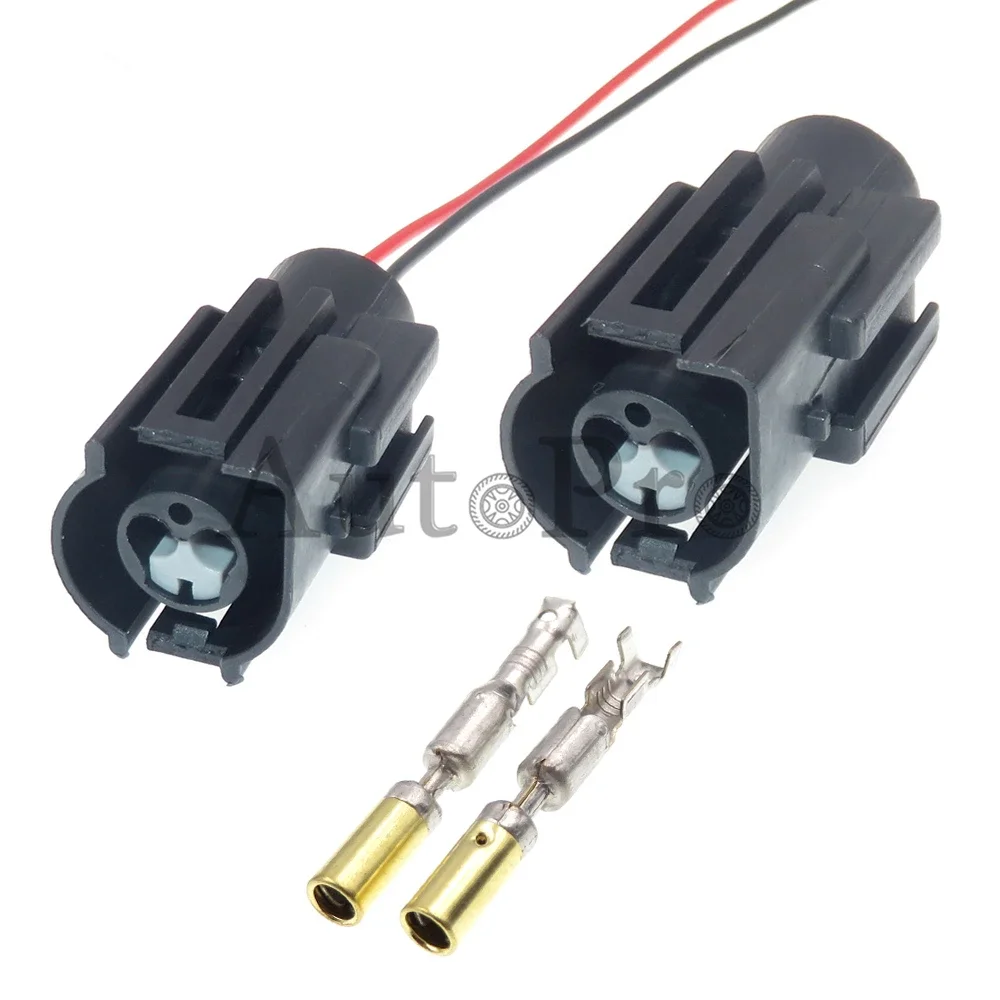 1 Set 2 Hole AC Assembly Auto Modification Plug Parts Car Waterproof Plug Automobile Wire Harness Socket