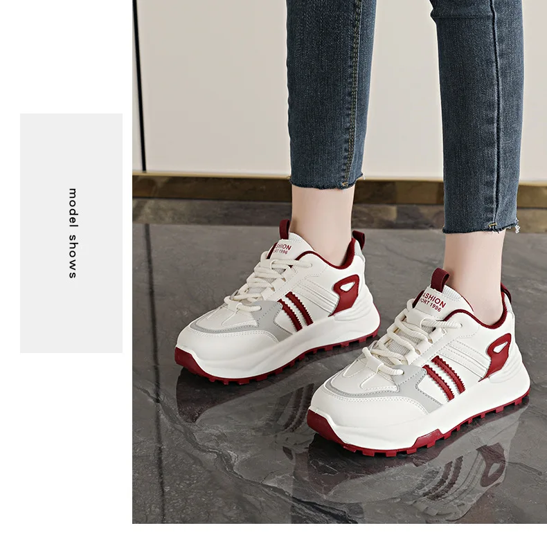 Leichte Damen-Laufschuhe, Frühlings-Neuheit, rutschfeste, weiche Sohle, Sportsneaker, bequeme, atmungsaktive Freizeitschuhe – Detail 18