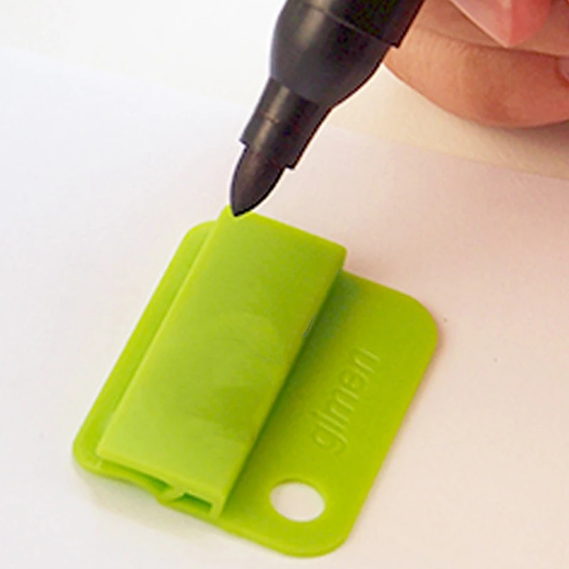 6pcs/set Plastic colored file book cover clips, multi-functional and flexible clips, stationery notebook clips