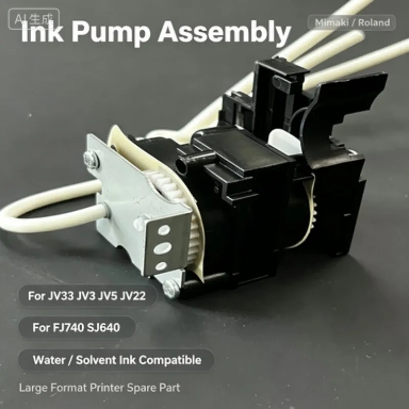 Solvent & Water Based Ink Pump Unit Replacement For Mimaki JV33 JV3 JV5 JV22 Roland FJ740 SJ640 Eco Solvent Printer Ink Pump Ass
