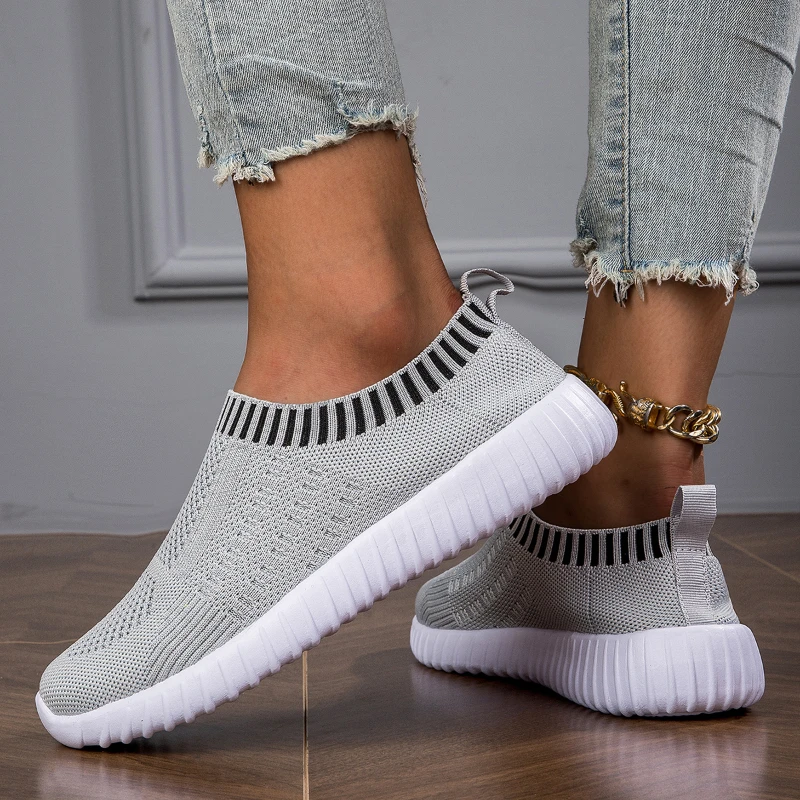 Women\'s Sneakers Summer Trend Breathable Hiking Soft Sole Casual Vulcanized Outdoor Comfortable Mesh Women\'s Single Shoes 2024