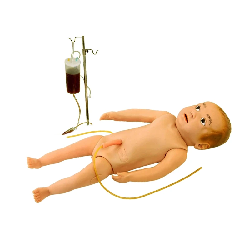 Advanced Infant Full Body Venipuncture Model,Phantom Baby for Intravenous Access Pediatric Nursing Training Doll