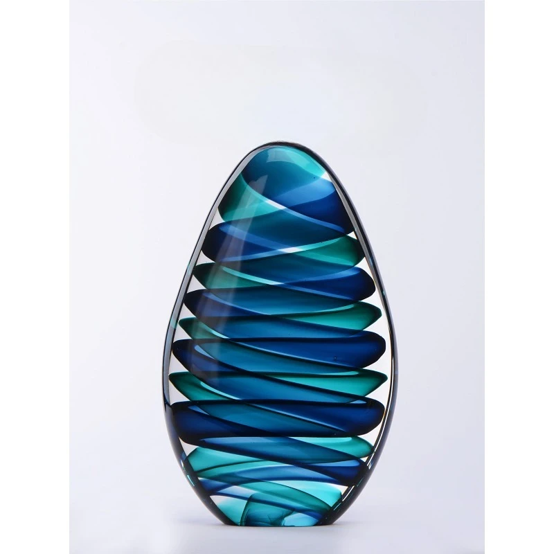 

Modern minimalist high-end entrance high-end glazed ornaments