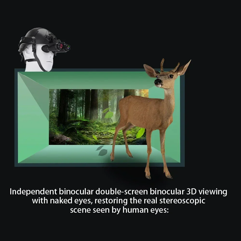 مناظير للرؤية الليلية للصيد ، NV8300 ، تقريب رقمي 8X ، جهاز الأشعة تحت الحمراء ، 4K ، UHD ، 36mp ، مثبت برأس ثلاثي الأبعاد ، تلسكوب