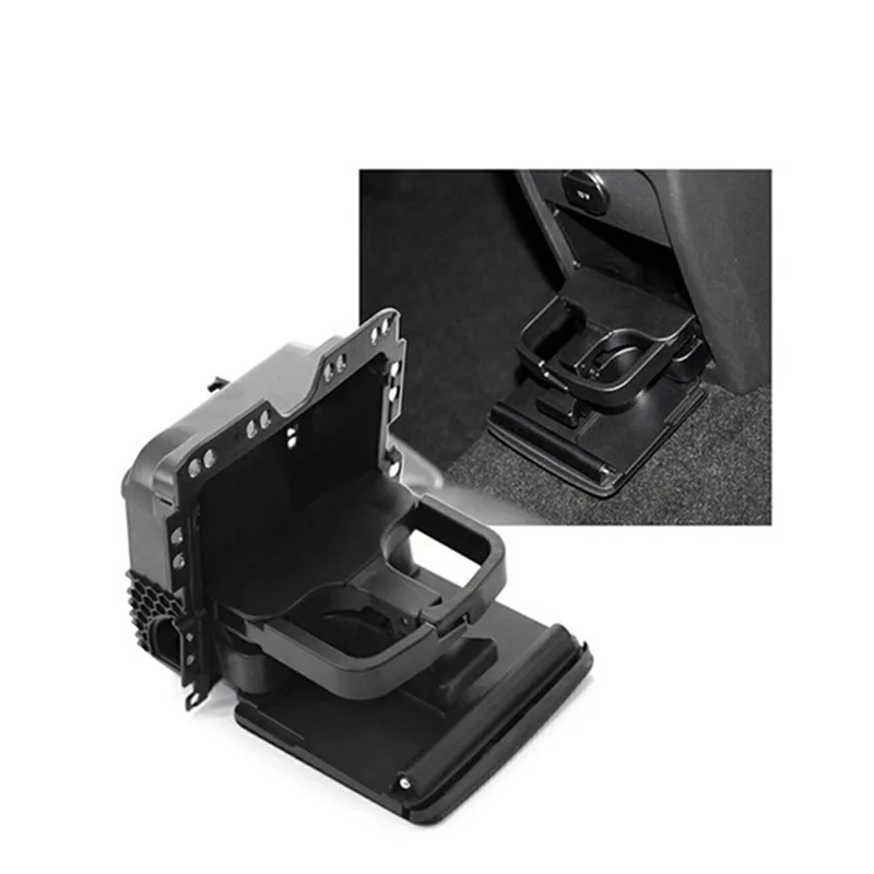 AS96-Car consola Central trasera reposabrazos portavasos fila trasera portavasos 7N0862533 para VW Golf Plus Sharan Tiguan