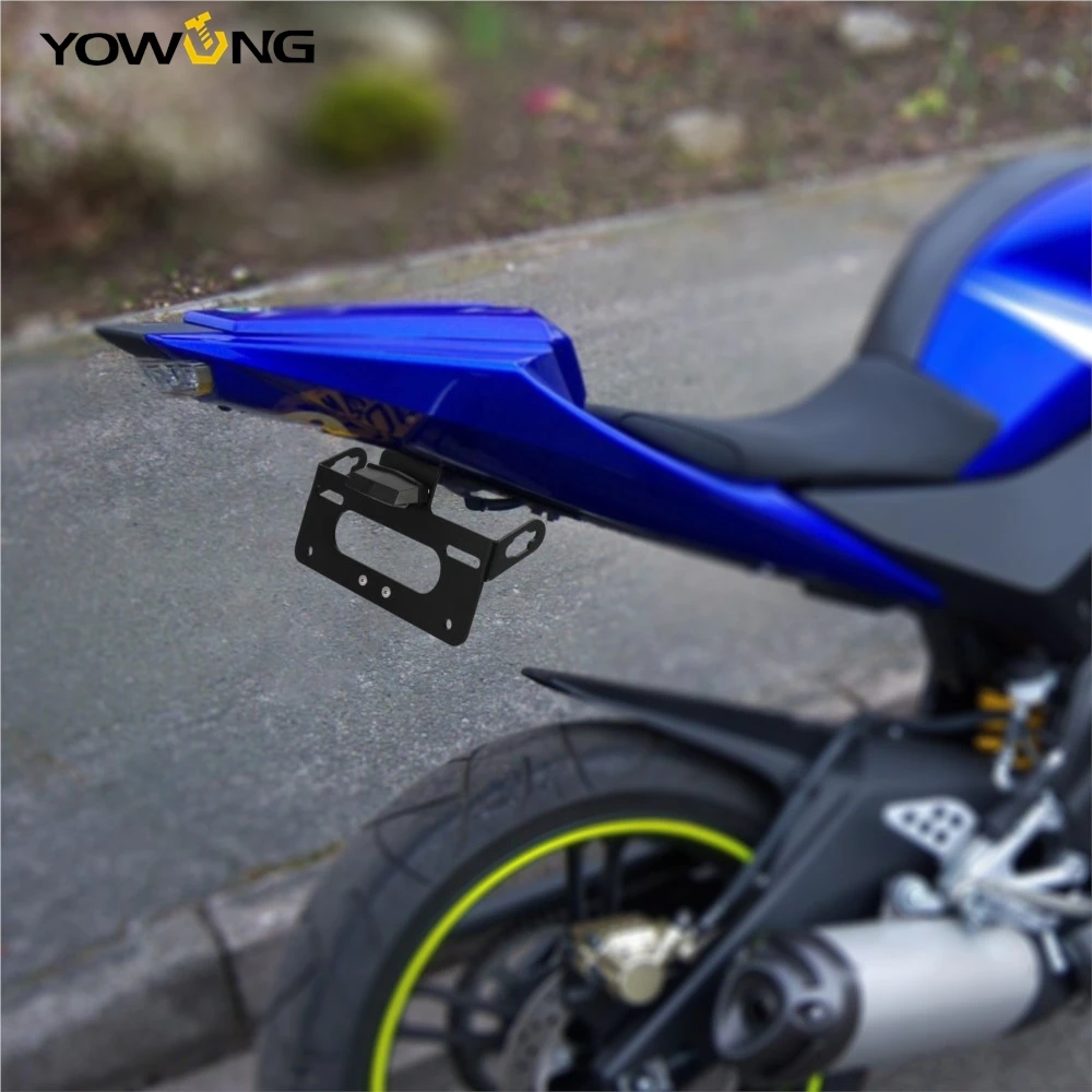 YZFR125 Rear Tail Tidy Fender Eliminator License Plate Holder Bracket Fit For Yamaha YZF-R125 2008 2009 2010 2011 2012 2013 