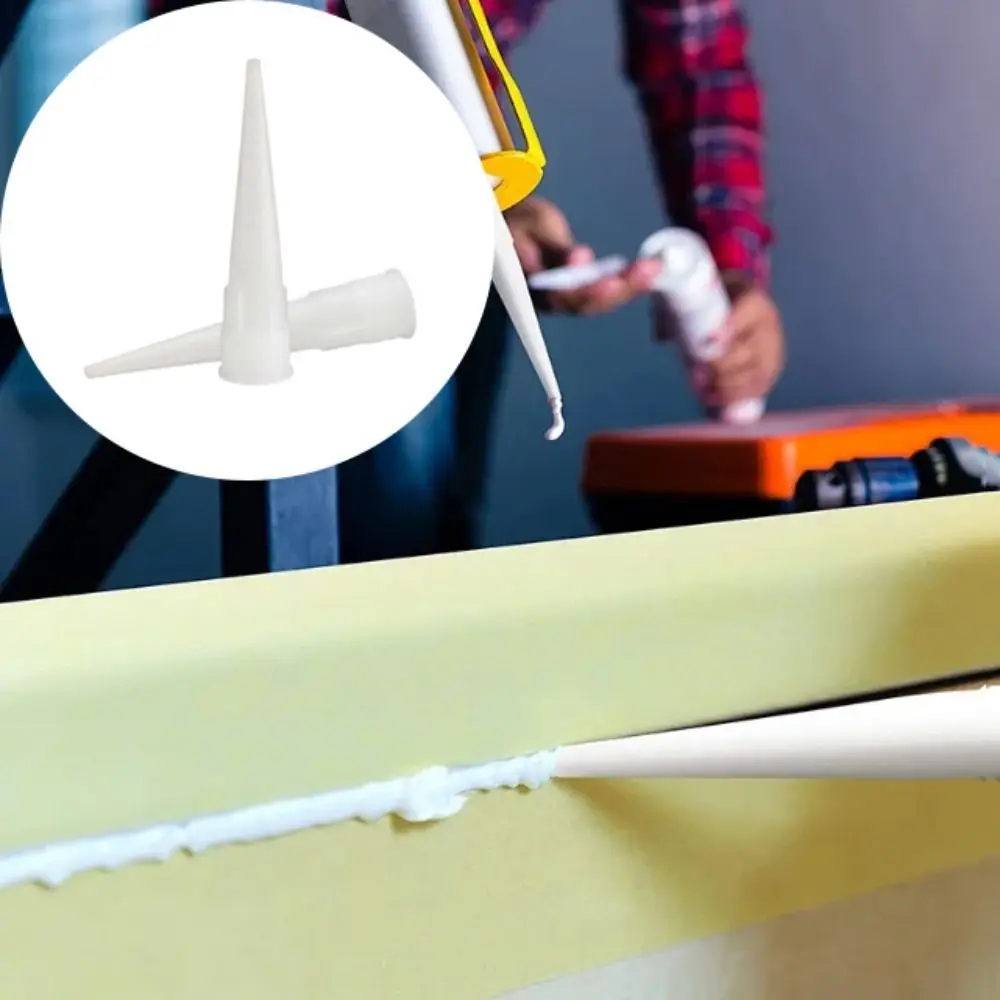 

Plastic Material Glass Nozzles Universal Fit Silicone Tips Sealant Silicone Tips Caulking Tips Sealant Applicator