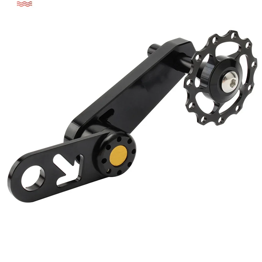 New Bike Chain Tensioner Chain Tensioner Chain Guide Aluminum Alloy Bike Chain Tensioner Chain Tensioner Oval Chainring