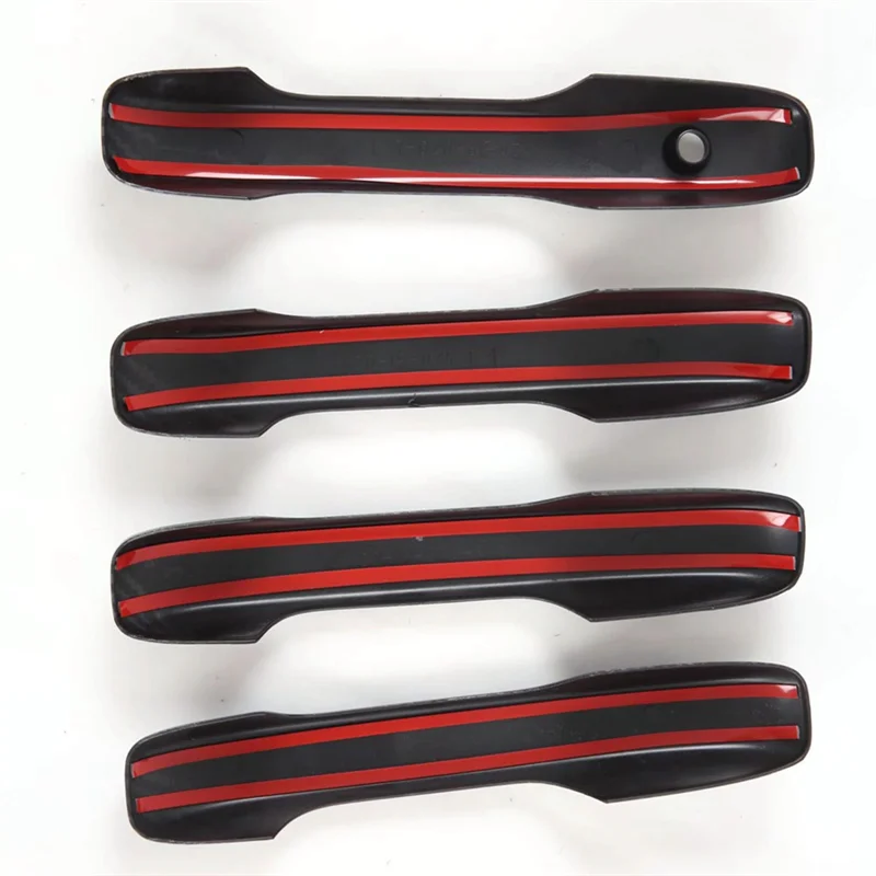 

NEW-Smart Door Handle Cover Trim For Honda Fit Jazz 2022 2023 2024 Car Component Carbon Fiber
