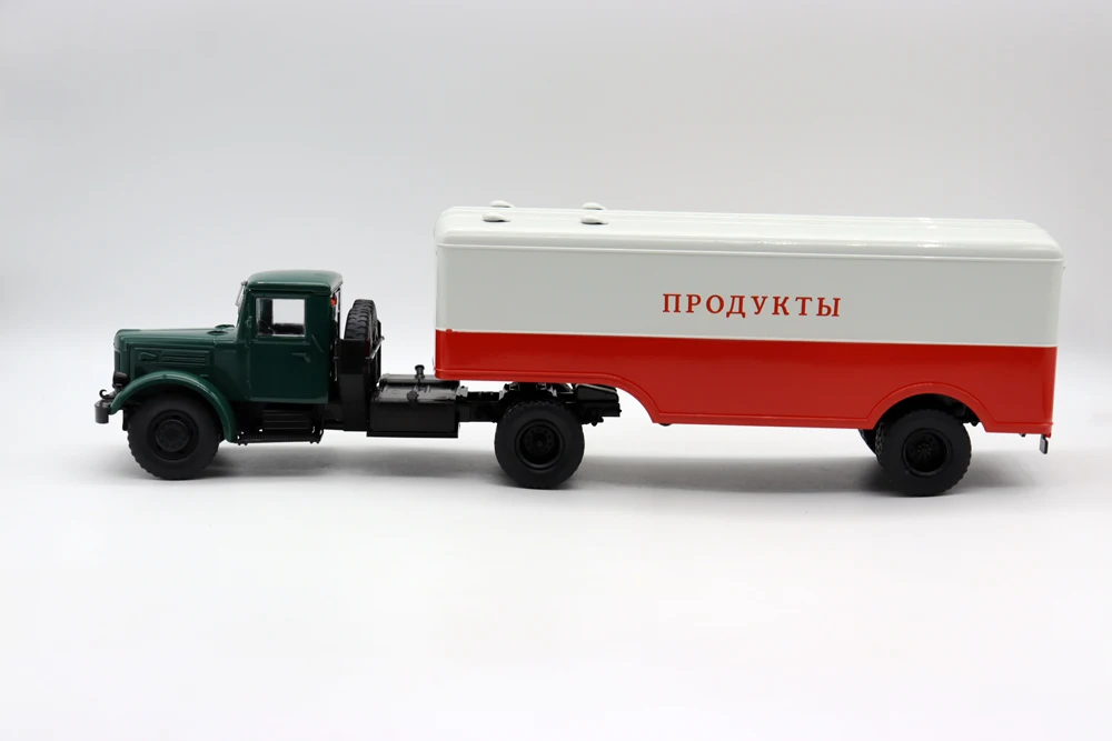 トレーラー付きMAZ-200Bトラック,MAZ-5217,wwii車,ダイキャストモデル,新しいコレクション,1:43