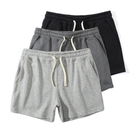 2025 Gym Summer Fitness Shorts Mens Elastic Casual Sport Shorts 2Pcs Breathable Surffing Seaside Resort Solid Running Sportswear