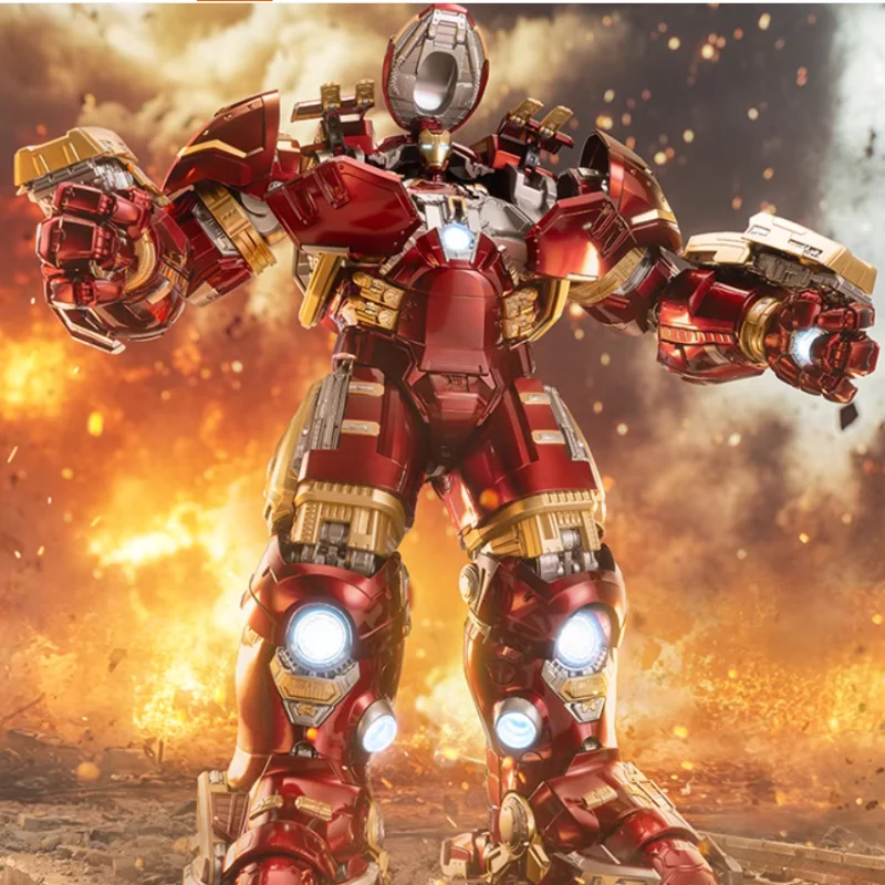 재고 있음 Fondjoy 장난감 아이언 맨 피규어 마크 Hulkooster Hulkbuster Armor 1/7 조립 액션 피규어 인형 장난감 크리스마스 선물