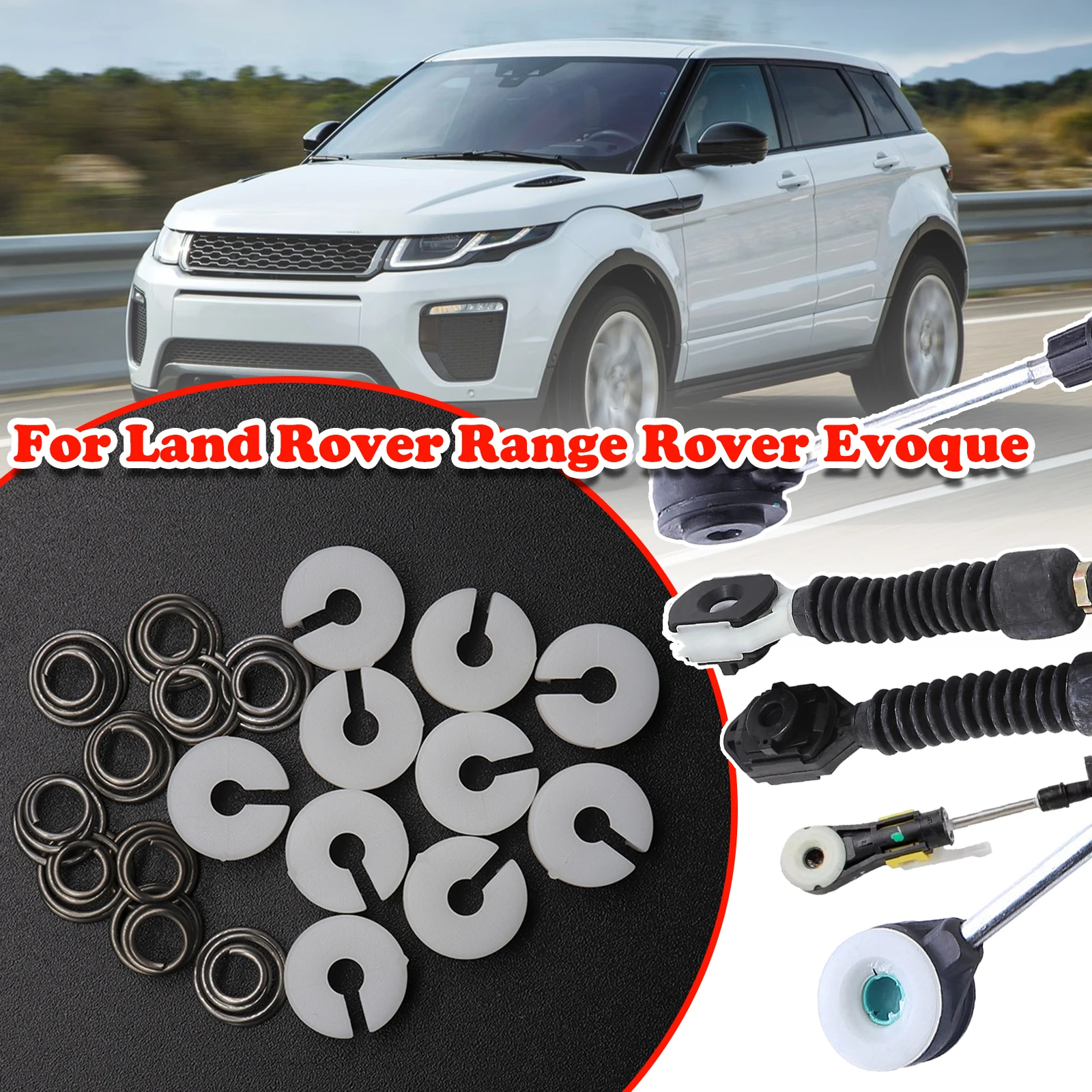 

For Land Rover Manual Gearbox Shift Cable Linkage Control Bushing Gear Shifter Lever Connect Bush Spring Repair kit Accessories