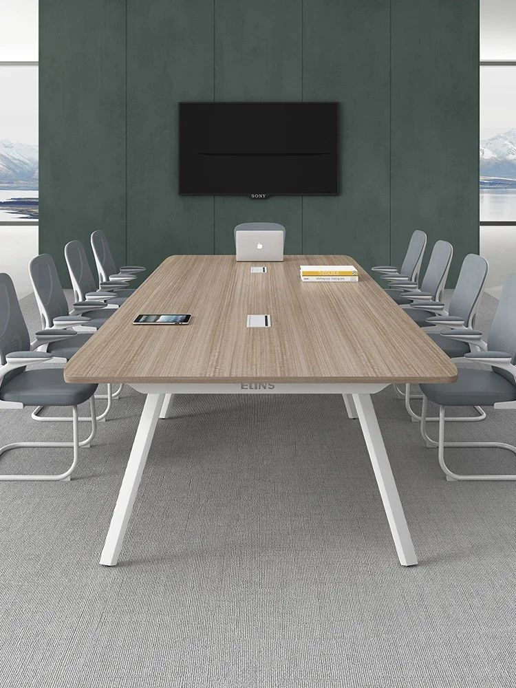 

Bevel paint simple curved conference table and chair combination simple modern large and small negotiation room table