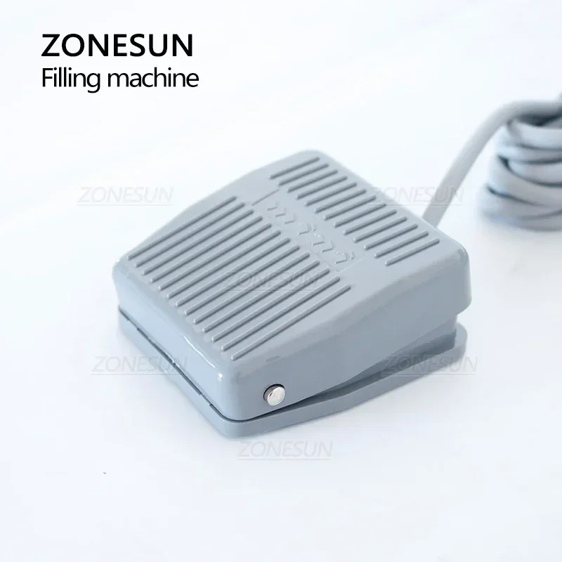 ZONESUN الدوار مضخة لصق شبه التلقائي زجاجة ماء حشو جل منظف الغسيل المطهر آلة تعبئة السوائل ZS-RPYT900