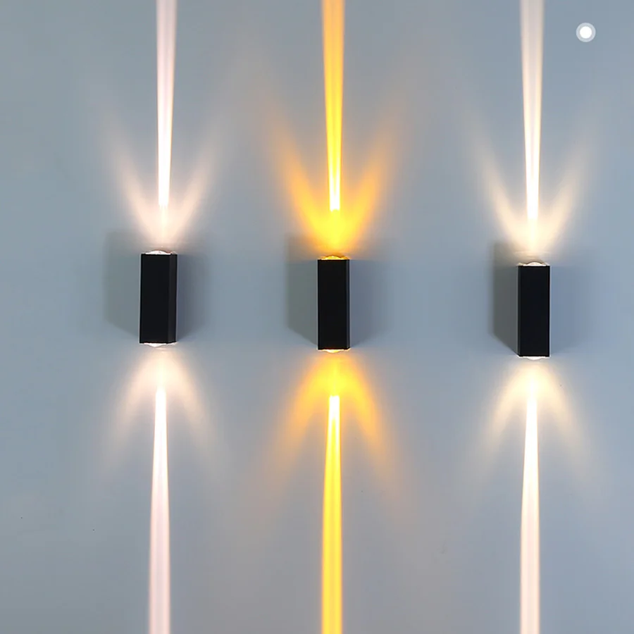 

5W 10W Outdoor Waterproof Up Down LED Wall Light Aluminum Narrow Beam Wall Lamps Porch Light Garden Hotel Gate Wall Spotlight