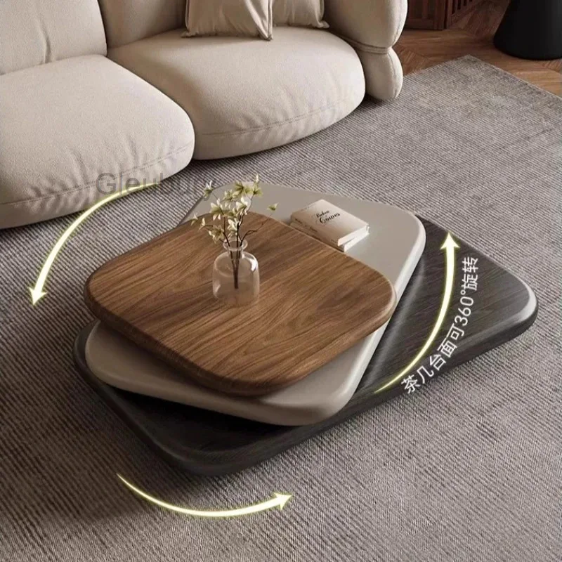 Revolving Coffee Table Modern Simple Living Room Home Coffee Table Creative Special-shaped Floor Coffee Table Home Furniture