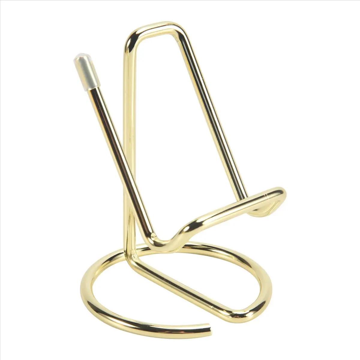 A24I Business Card Holder for Desk, Metal Business Card Display Holder Stand, Office Desktop Name Card Holder (Gold)