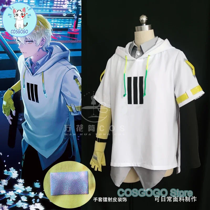 NIJISANJI Vtuber Sonny Brisko Cosplay Costume Men Women Leisure Sweater T Shirt Summer Coat hoodies