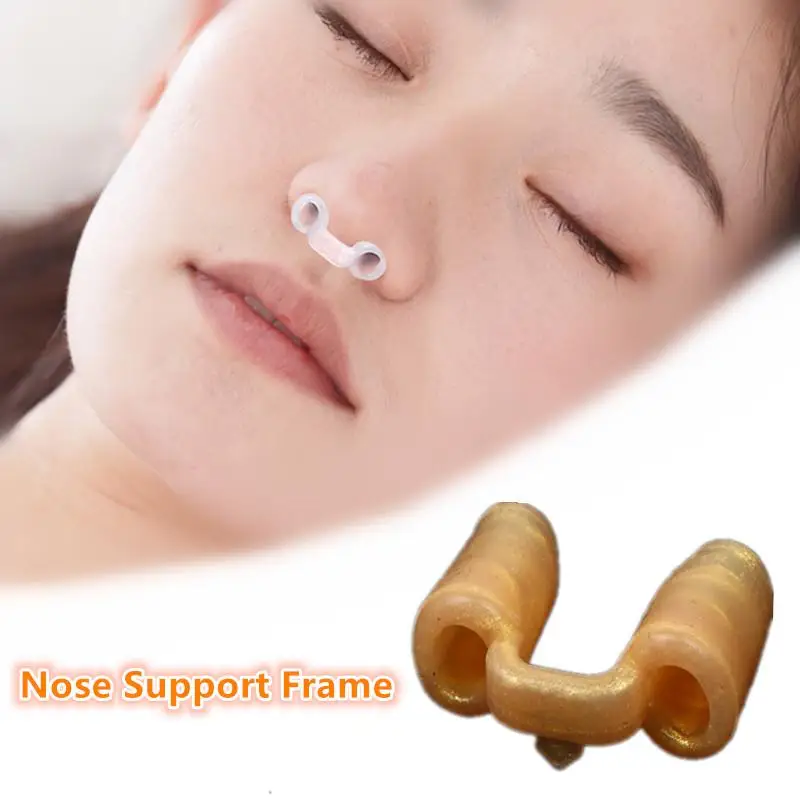 1pcs Rhinoplasty Nostril Support Postoperative Silicone Shaping Mold Crooked Nose Correction Fixator Nasal Wing Beauty Noseclip