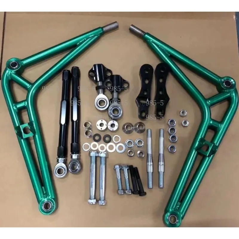 Motorsport Front Lower Arm + Rear Toe Adjustment Rod, High Angle Suspension Parts for E36 E46 Race Car
