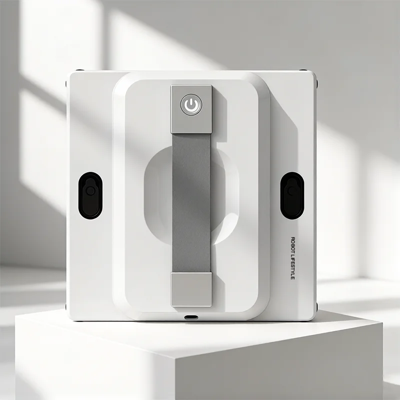 Robotic Windows Cleaner Robot for Washing Windows with 6 Nozzles Spray, 100ml Large water Tank, 5200Pa High Suction, Smart Robot