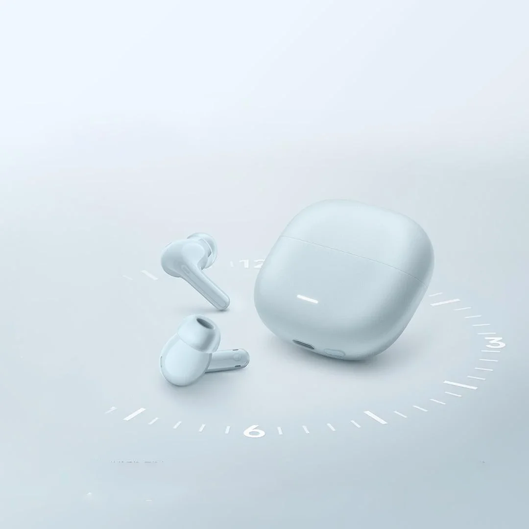 سماعات أذن Xiaomi Redmi Buds 6 Lite اللاسلكية 42dB إلغاء الضوضاء النشط 36h عمر البطارية سماعة رأس تدعم تطبيق Xiaomi Ear Buds